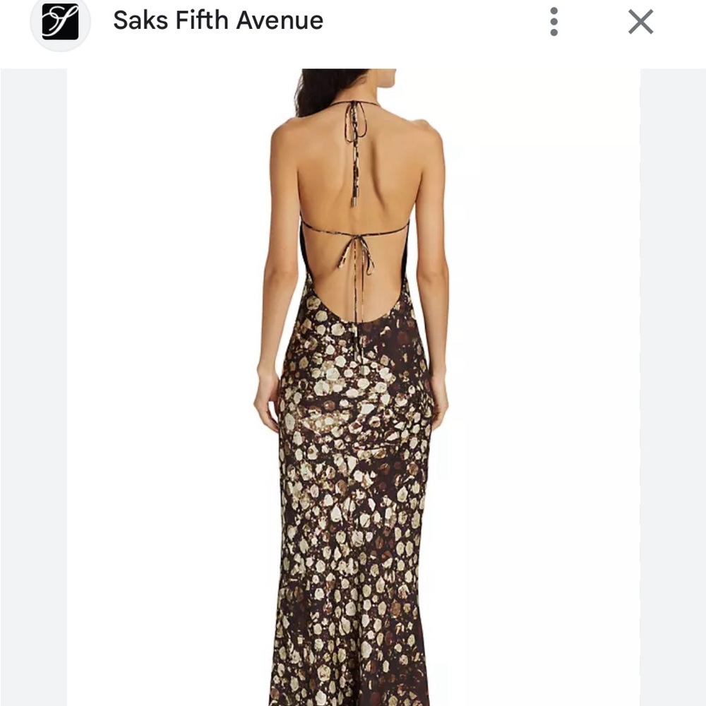 Size 4 Brandon Maxwell halter slip dress LIKE NEW